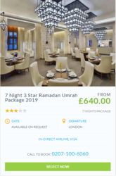 cheap ramadan umrah packages 2019 